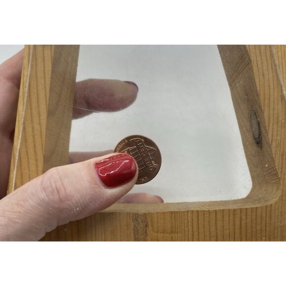 Piggy Bank Money Saving Coffee Pot Shaped Transparent Wooden Novelty Collectible - Picture 9 of 13